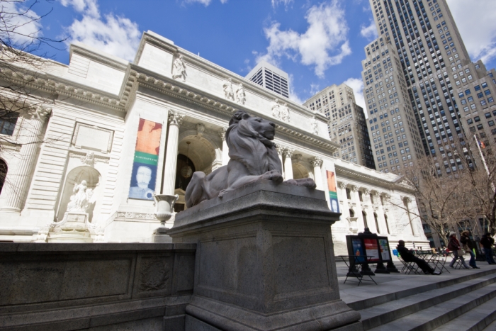 The NYPL exteriors - Credit Jonathan Blanc